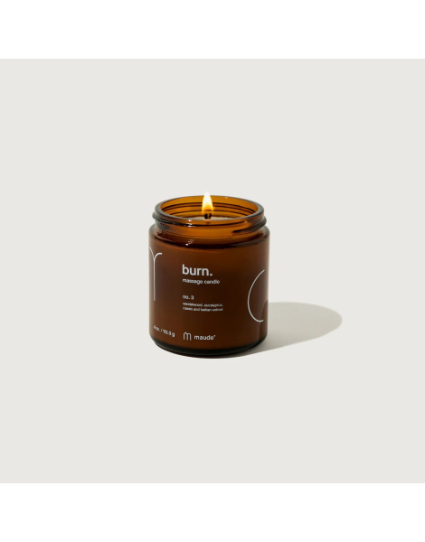Свічка для масажу Maude BURN №3 EUCALYPTUS AND SANDALWOOD