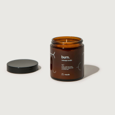 Свеча для массажа Maude BURN №1 AMBER, CEDAR LEAF & LEMONGRASS