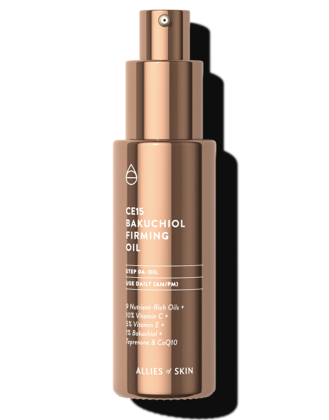Олія для обличчя з бакучіолом Allies Of Skin CE15 Bakuchiol Firming Oil 30mL