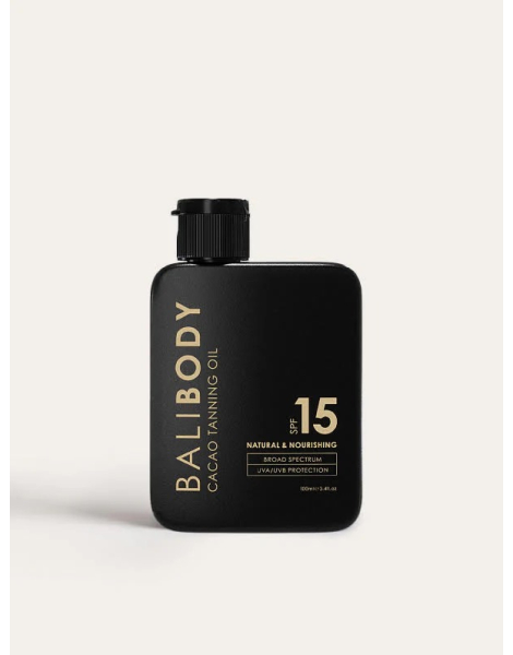 Масло для засмаги з какао SPF15 Bali Body Cacao Tanning Oil SPF15