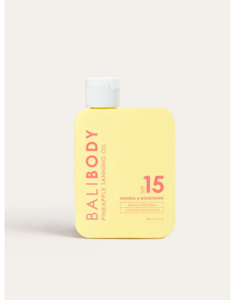 Олія для засмаги з екстрактом ананаса Bali Body Pineapple Tanning Oil SPF15