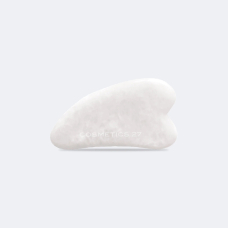 Гуа ша для массажа из белого нефрита Cosmetics 27 Gua Sha