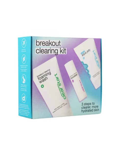 Лікувальний набір "Очищення та догляд за проблемною шкірою" Dermalogica Clear Start Breakout Clearing Kit