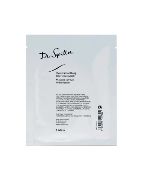 Маска з протеїнами шовку Dr. Spiller Hydro Smoothing Silk Fleece Mask