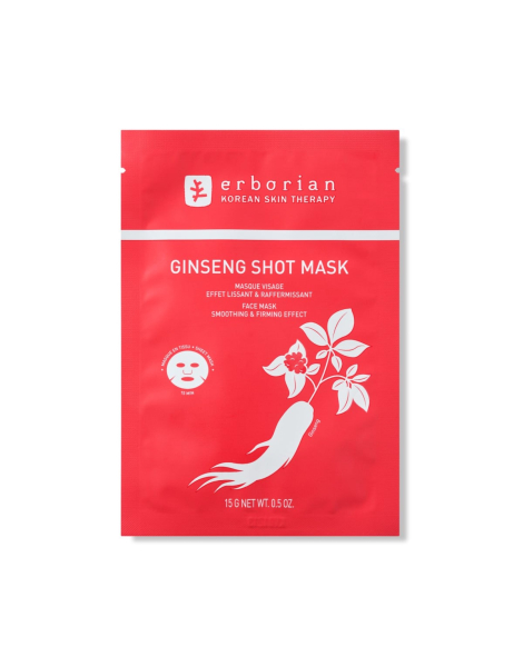 Відновлююча тканинна маска для обличчя Erborian Ginseng Shot Mask