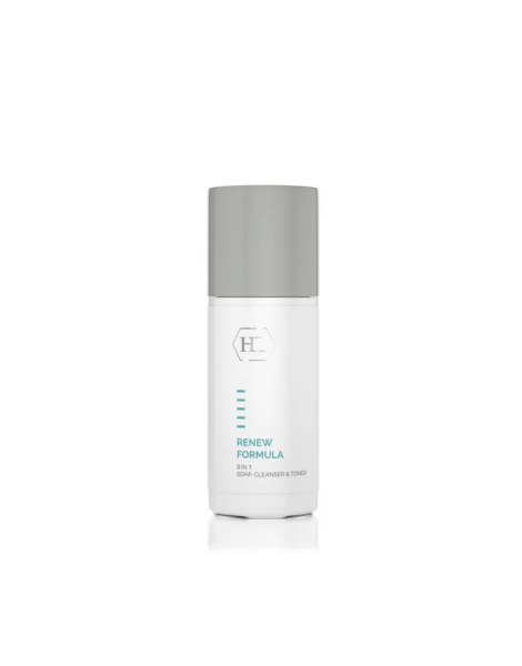 Мило, тонік та очищуючий лосьйон для обличчя Holy Land Renew Formula 3 In 1 Soap, Cleanser, Toner