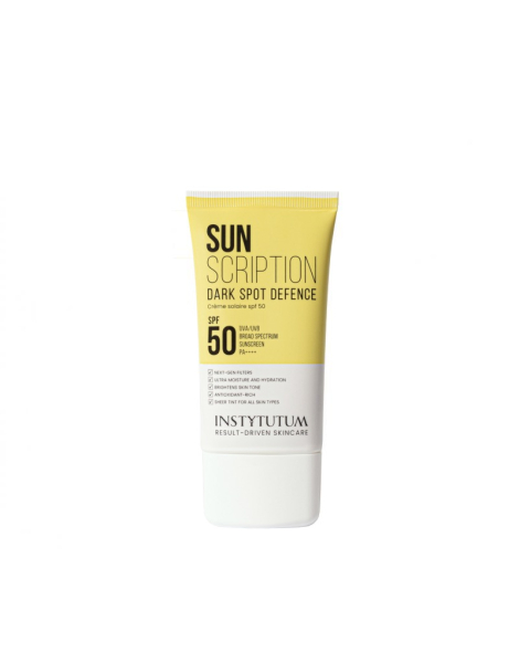 Солнцезащитный крем Instytutum SUNSCRIPTION DARK SPOT DEFENCE SPF 50 50 mL