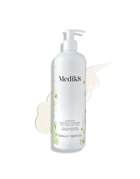 Гель для вмивання з гідроксикислотами й екстрактом мангостана Medik8 Surface Radiance Cleanse 500mL