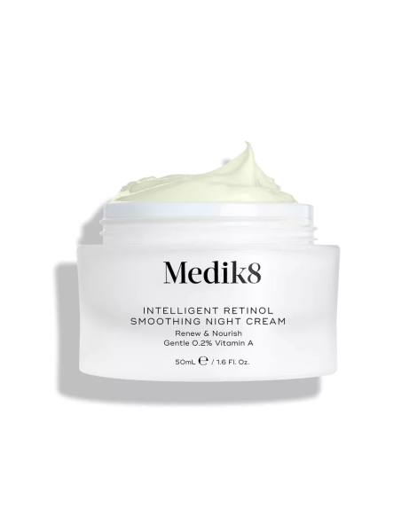 Відновлюючий та живильний нічний крем з 0,2% вітаміну А Medik8 Intelligent Retinol Smoothing Night Cream 50mL