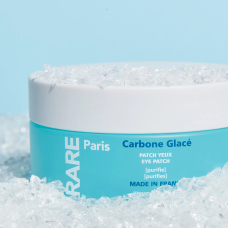 Патчи для контура глаз против отеков RARE Paris Carbone Glacé Purifying Eye Patch