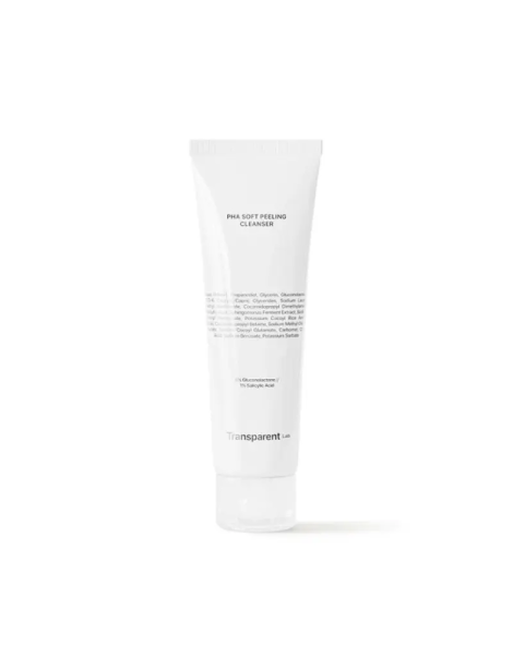 Очищуючий засіб для обличчя з ефектом пілінгу Transparent Lab PHA Soft Peeling Cleanser 150mL