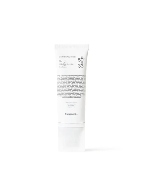 Легкий сонцезахистний крем Transparent Lab Lightweight Sunscreen SPF 50+ 100mL