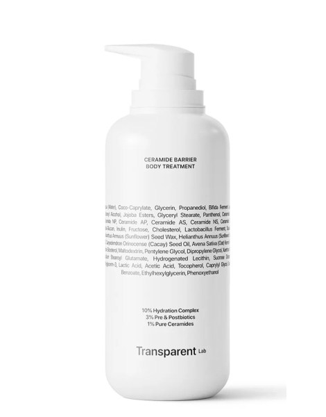 Керамідний бар'єрний догляд за тілом Transparent Lab Ceramide Barrier Body Treatment 400mL