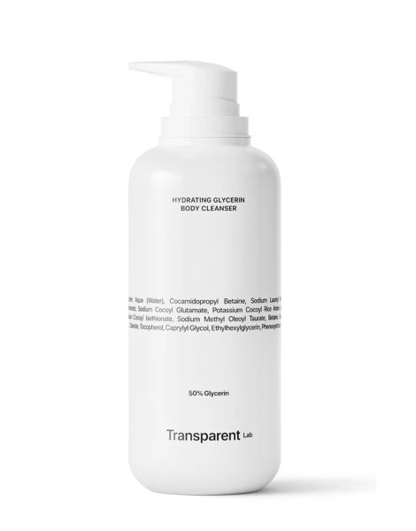 Зволожуючий засіб для очищення тіла з гліцерином Transparent Lab Hydrating Glycerin Body Cleanser 400mL