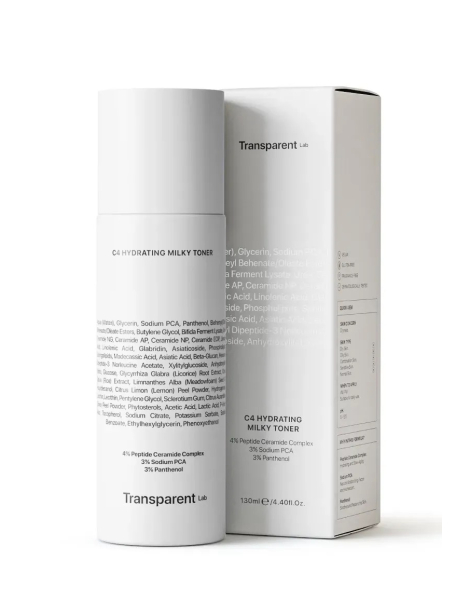 Зволожуючий молочний тонер Transparent Lab C4 Hydrating Milk Toner 130mL