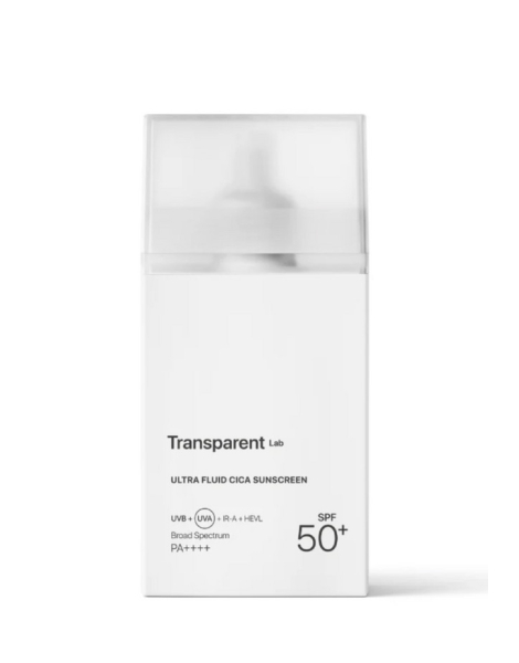 Ультра легкий сонцезахисний крем із центелою Transparent Lab ULTRA FLUID CICA SUNSCREEN 100mL